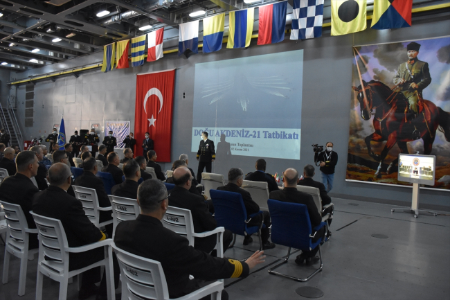 "Doğu Akdeniz-2021 Davet Tatbikatı" başladı